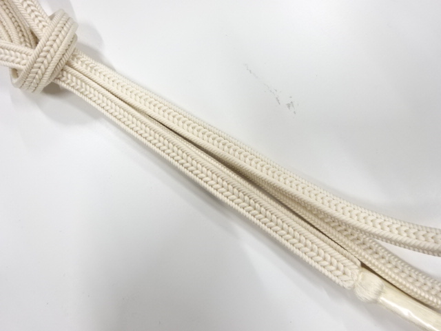 未使用品　正絹　手組帯締め